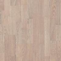 Паркетная доска Поларвуд Дуб Living White Mat трехполосная