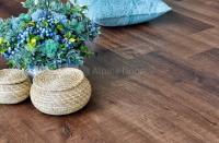 Виниловый пол (кварцвиниловая плитка ПВХ) Alpine Floor Real Wood Дуб Мокка Eco 2-2