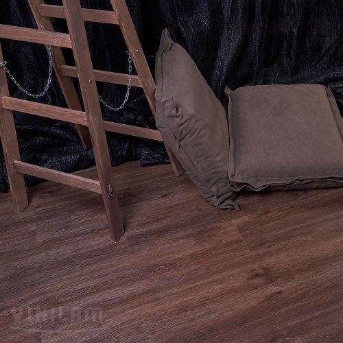 Виниловый пол Vinilam Ceramo Wood Дуб Парижский 61518
