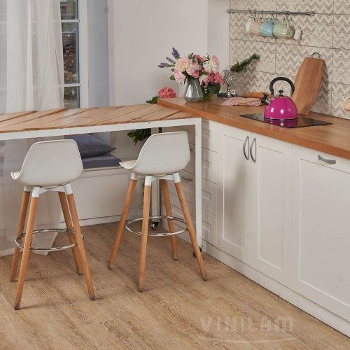 Виниловый пол Vinilam Ceramo Wood Дуб Карона 101-4
