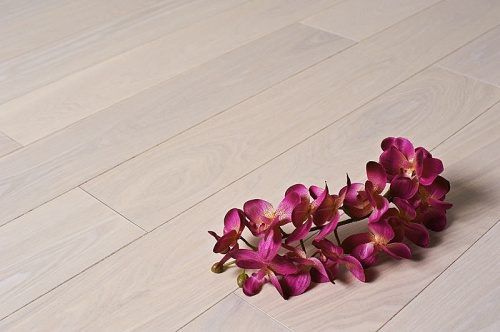 Паркетная доска Amber Wood (Амбервуд) Классика Ясень Белая ночь лак