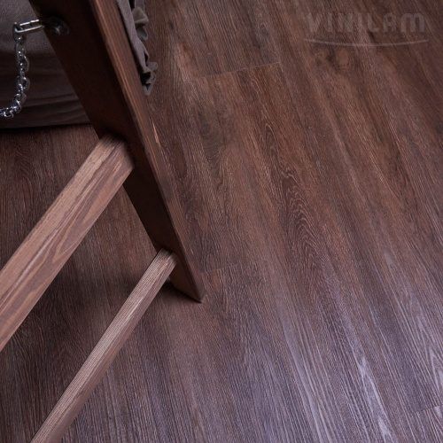 Виниловый пол Vinilam Ceramo Wood Дуб Парижский 61518